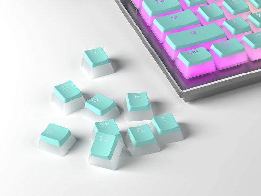 Mint Pudding Keycaps LEDs